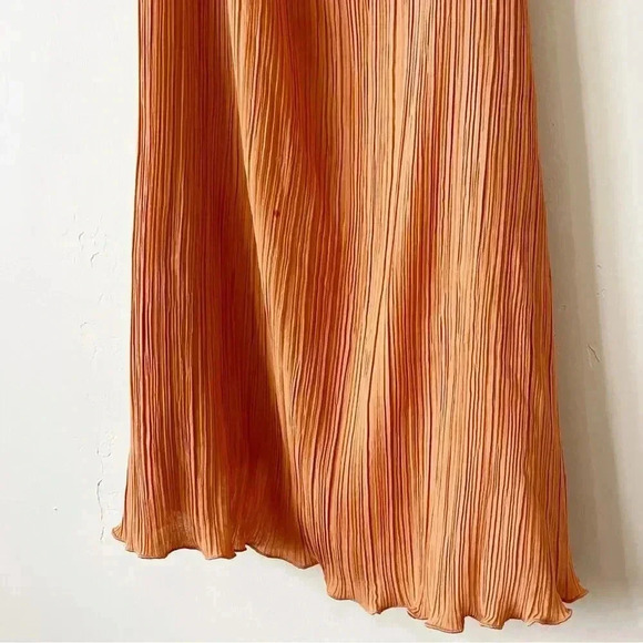 Madewell The Goldie Dress in Plissé Sunset Haze 6 NWT - Picture 9 of 11